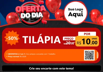 Modelo de Cartaz para Cartaz A4 Horizontal