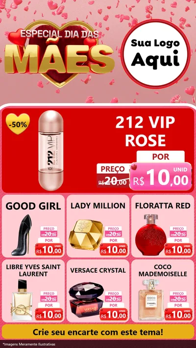 Modelo de Rede Social para Stories com o tema Especial Dia Das Mães para Perfumes