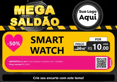 Modelo de Cartaz para Cartaz A4 Horizontal