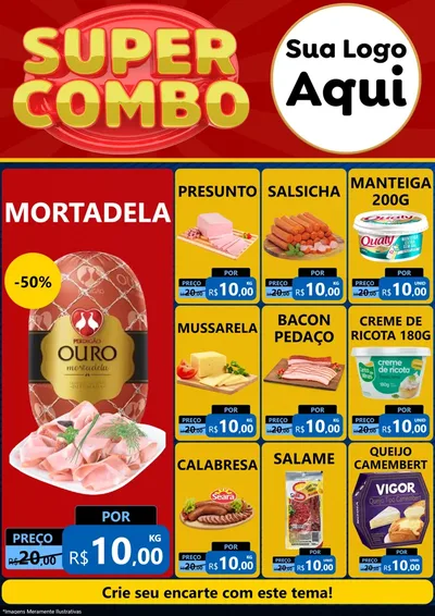 Modelo de Encarte para Encarte A4 Vertical