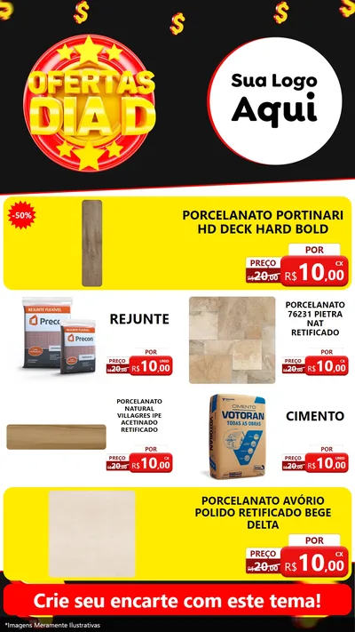 Modelo de TV para TV Vertical com o tema Dia D para Pisos e revestimentos