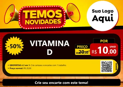 Modelo de Cartaz para Cartaz A4 Horizontal