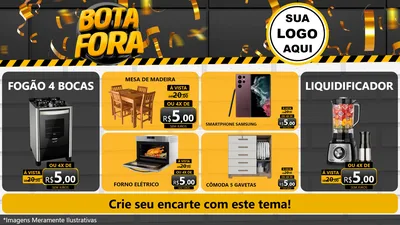 Modelo de TV para TV Horizontal com o tema Bota Fora para Móveis e Eletro