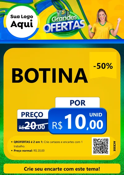 Modelo de Cartaz para Cartaz A4 Vertical