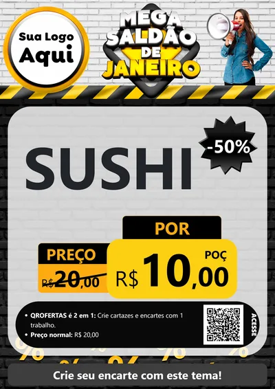 Modelo de Cartaz para Cartaz A4 Vertical