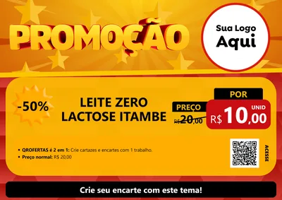 Modelo de Cartaz para Cartaz A4 Horizontal