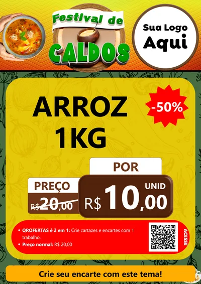 Modelo de Cartaz para Cartaz A4 Vertical