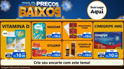 Modelo de TV para TV Horizontal com o tema Dia D Preço Baixo para Farmácia