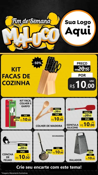 Modelo de Rede Social para Stories com o tema Fim de Semana Maluco para Utilidades Domésticas