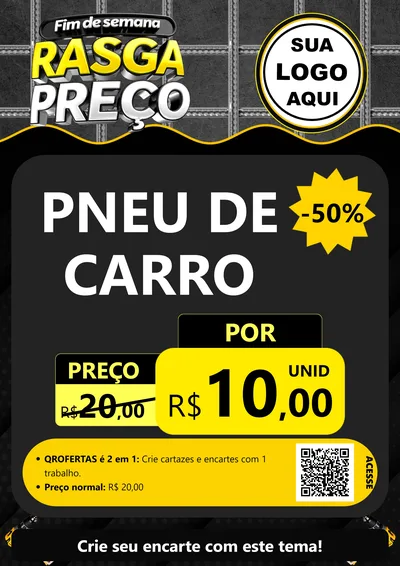 Modelo de Cartaz para Cartaz A4 Vertical