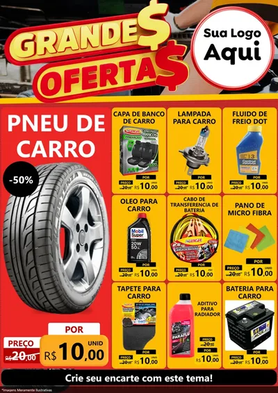 Modelo de Encarte para Encarte A4 Vertical