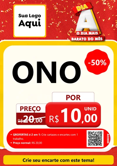 Modelo de Cartaz para Cartaz A4 Vertical com o tema Dia A o Dia Mais Barato do Mês para Óticas