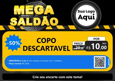 Modelo de Cartaz para Cartaz A4 Horizontal