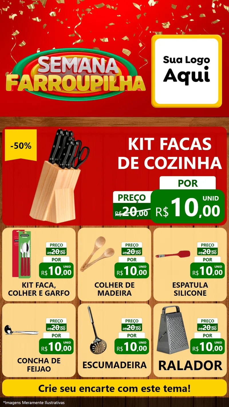 Modelo de Rede Social para Stories com o tema Semana Farroupilha para Utilidades Domésticas