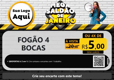 Modelo de Cartaz para Cartaz A4 Horizontal