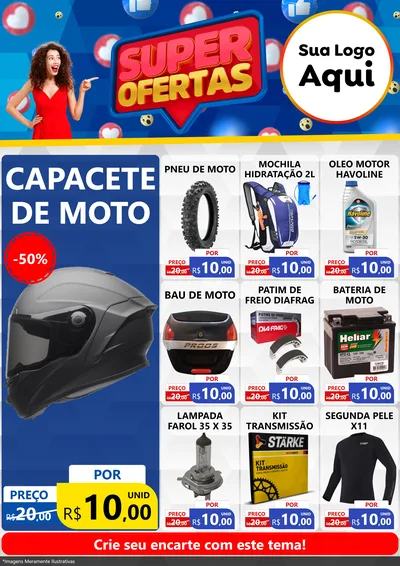 Modelo de Encarte para Encarte A4 Vertical