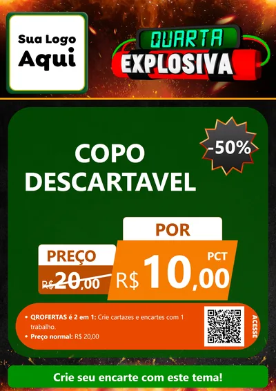 Modelo de Cartaz para Cartaz A4 Vertical