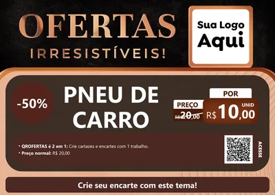 Modelo de Cartaz para Cartaz A4 Horizontal com o tema Ofertas Irresistíveis! para Auto peças
