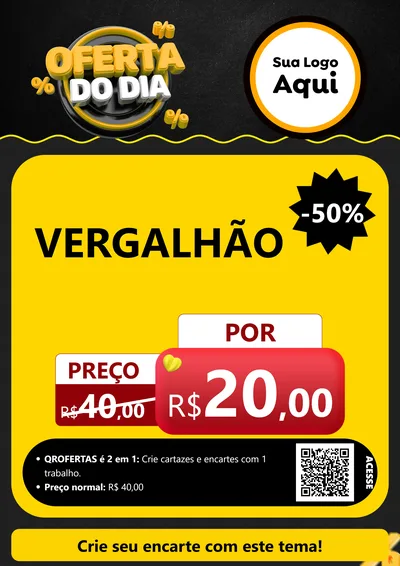Modelo de Cartaz para Cartaz A4 Vertical