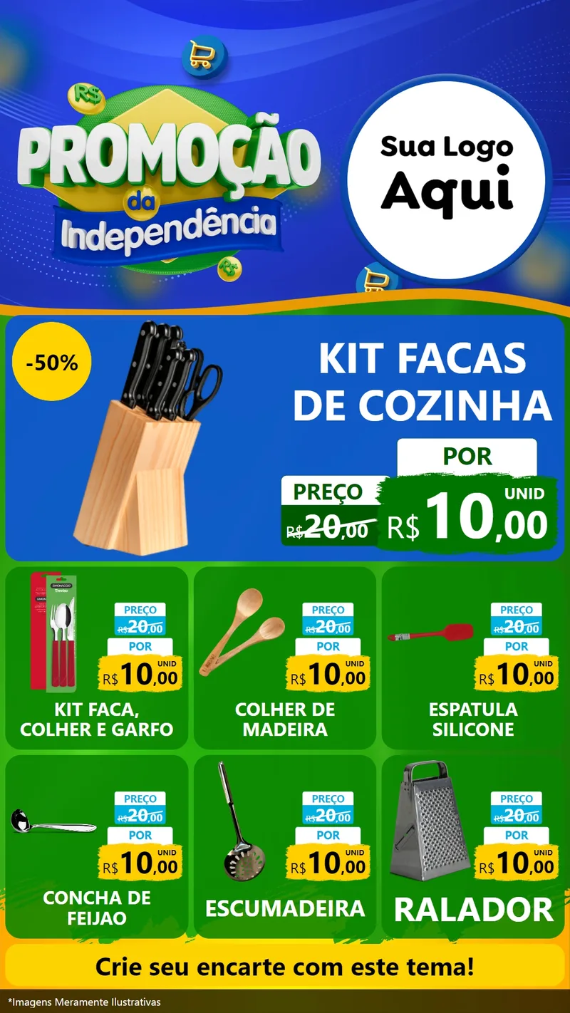 Modelo de Rede Social para Stories com o tema Promoção da Independência para Utilidades Domésticas