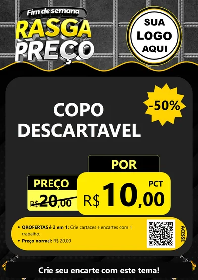Modelo de Cartaz para Cartaz A4 Vertical