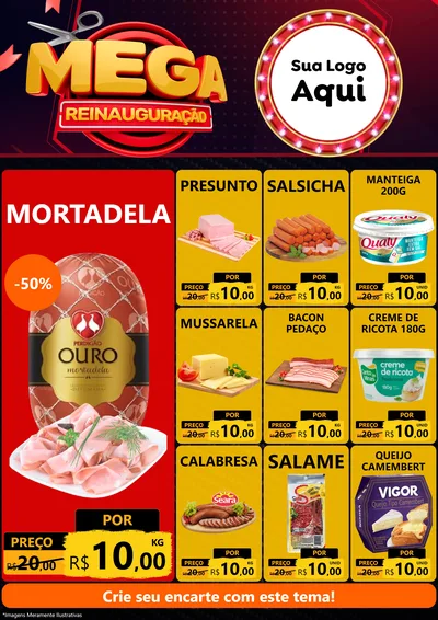 Modelo de Encarte para Encarte A4 Vertical