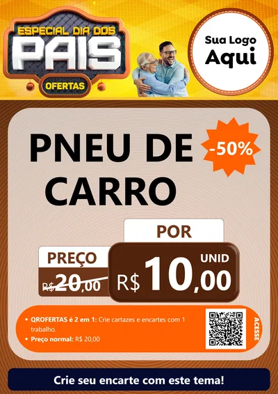 Modelo de Cartaz para Cartaz A4 Vertical