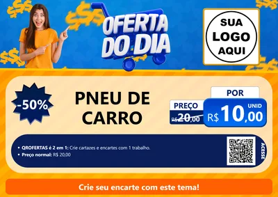 Modelo de Cartaz para Cartaz A4 Horizontal