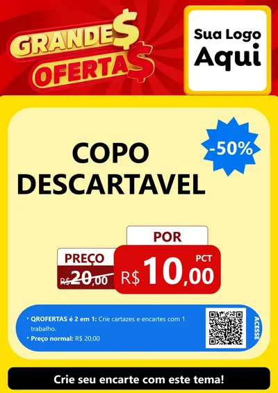 Modelo de Cartaz para Cartaz A4 Vertical