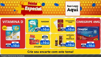 Modelo de TV para TV Horizontal com o tema Sexta Mais Especial para Farmácia