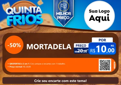 Modelo de Cartaz para Cartaz A4 Horizontal