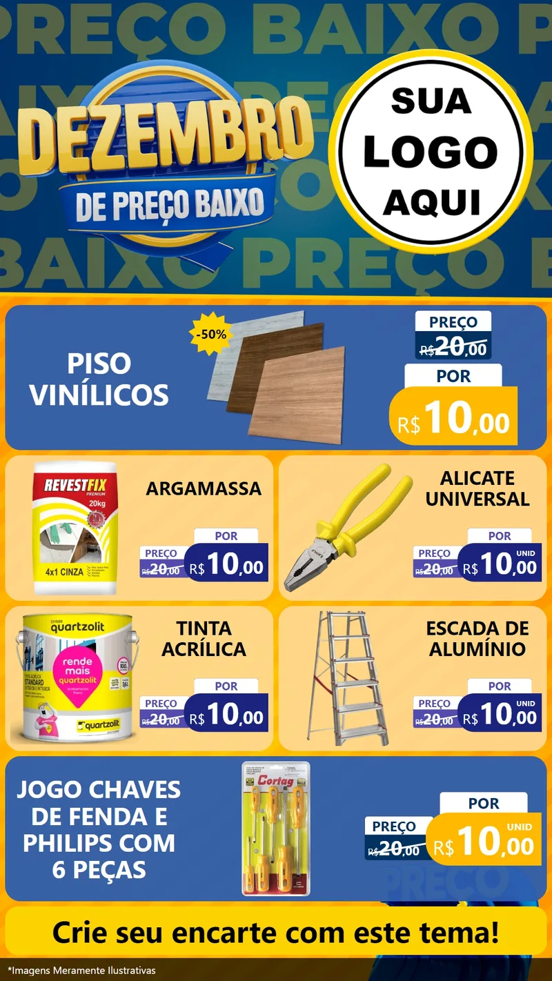 Modelo de TV para TV Vertical com o tema Dezembro de Preço Baixo para Material para Construção
