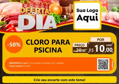 Modelo de Cartaz para Cartaz A4 Horizontal