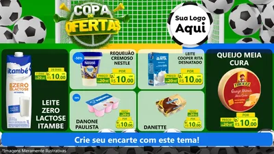 Modelo de TV para TV Horizontal com o tema Copa De Ofertas para Frios e Laticínios