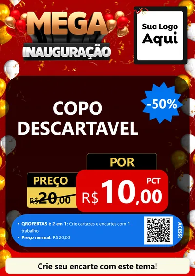 Modelo de Cartaz para Cartaz A4 Vertical