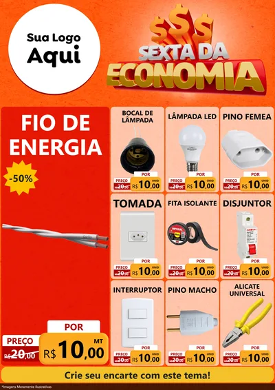Modelo de Encarte para Encarte A4 Vertical