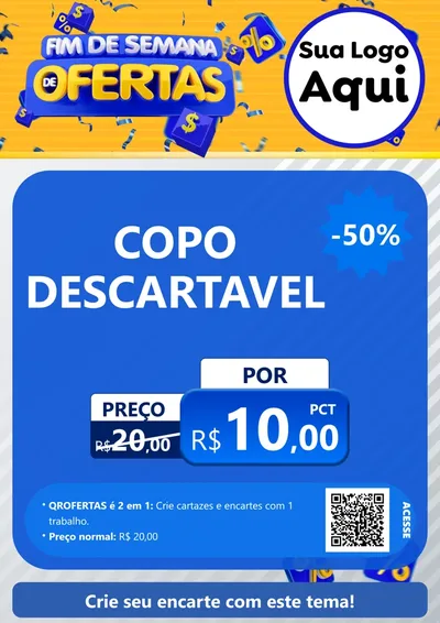 Modelo de Cartaz para Cartaz A4 Vertical