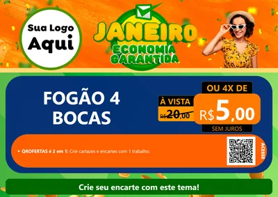 Modelo de Cartaz para Cartaz A4 Horizontal
