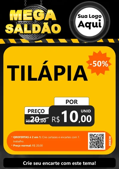 Modelo de Cartaz para Cartaz A4 Vertical