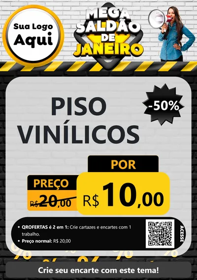 Modelo de Cartaz para Cartaz A4 Vertical