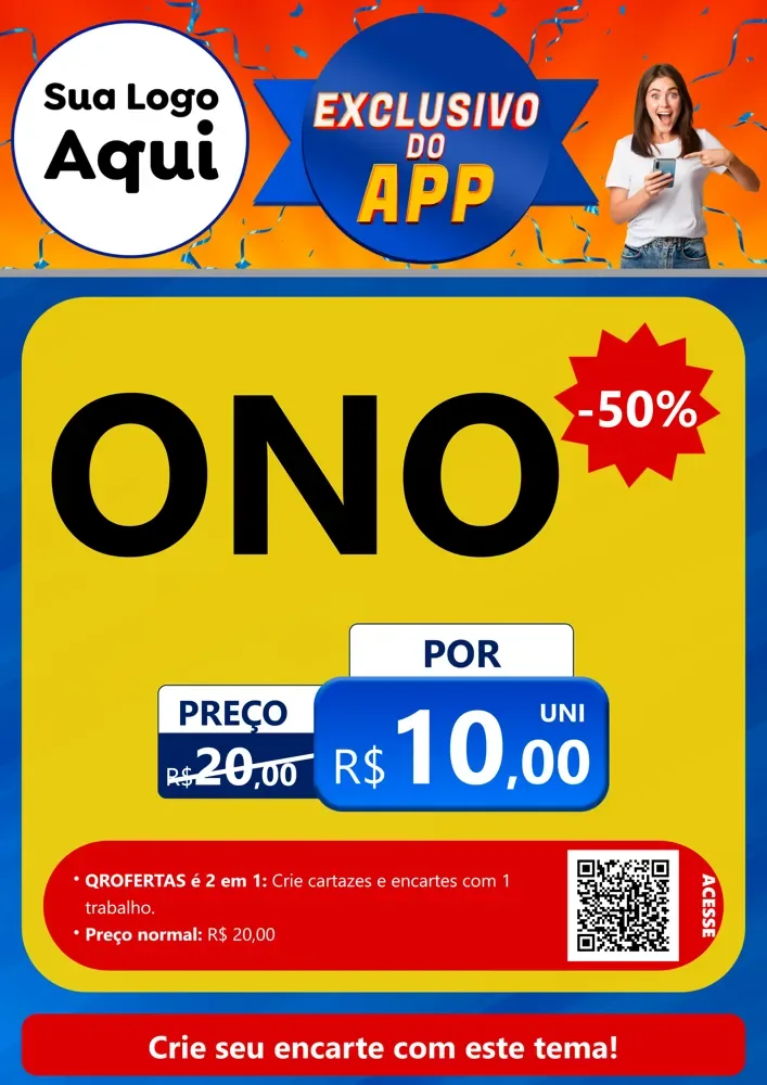 Modelo de Cartaz para Cartaz A4 Vertical com o tema Exclusivo do Aplicativo para Óticas