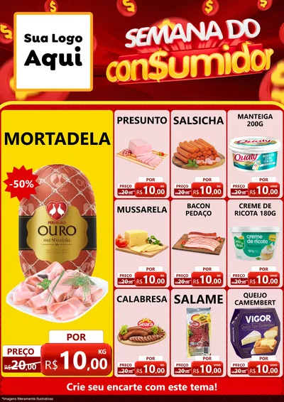 Modelo de Encarte para Encarte A4 Vertical