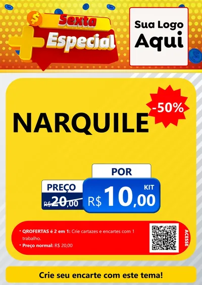 Modelo de Cartaz para Cartaz A4 Vertical com o tema Sexta Mais Especial para Tabacaria