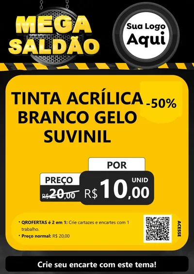 Modelo de Cartaz para Cartaz A4 Vertical
