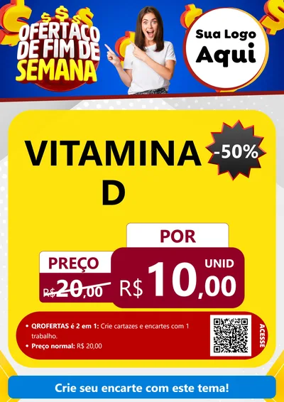 Modelo de Cartaz para Cartaz A4 Vertical