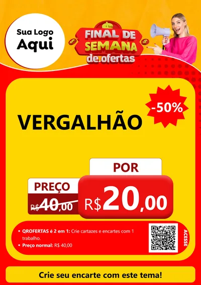 Modelo de Cartaz para Cartaz A4 Vertical