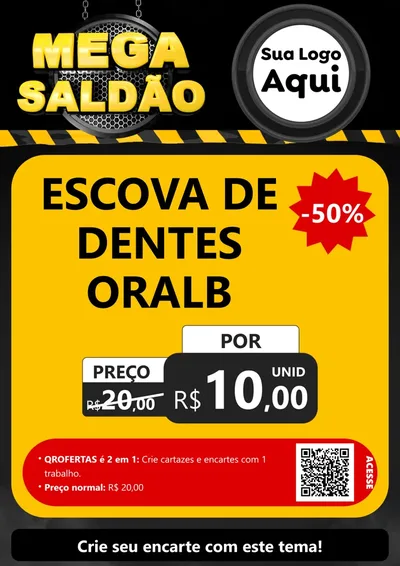 Modelo de Cartaz para Cartaz A4 Vertical