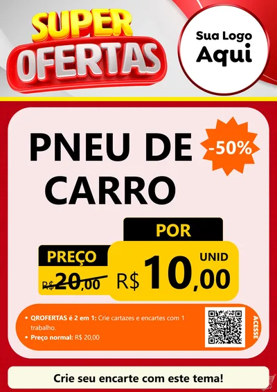 Modelo de Cartaz para Cartaz A4 Vertical