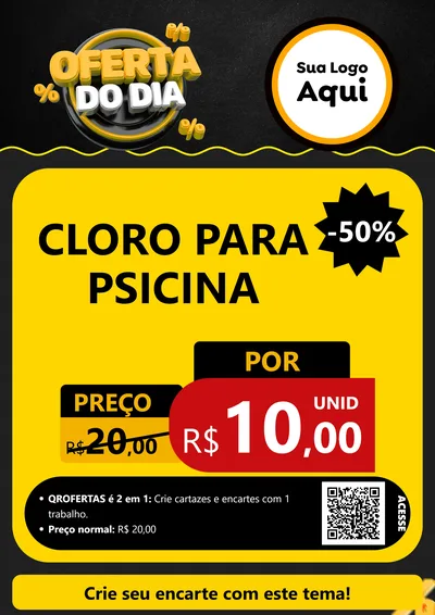Modelo de Cartaz para Cartaz A4 Vertical