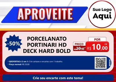 Modelo de Cartaz para Cartaz A4 Horizontal com o tema Aproveite para Pisos e revestimentos
